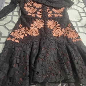 Gianni Bini Black Lace Dress